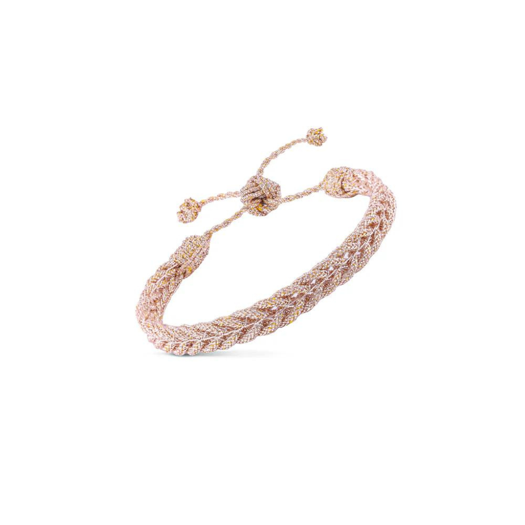 Bracelet Tressé Rose Gold - Maaÿaz