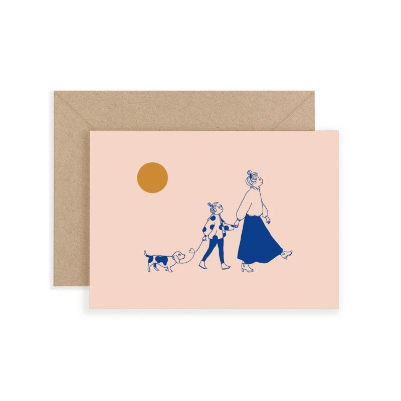 Carte Ombre Maman Fille - My Lovely Thing