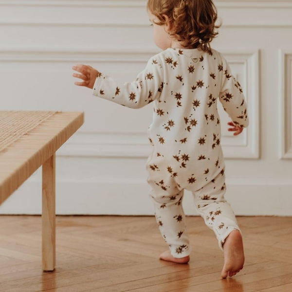 Pyjama bébé en velours / Star anise - Le béguin de Charlie