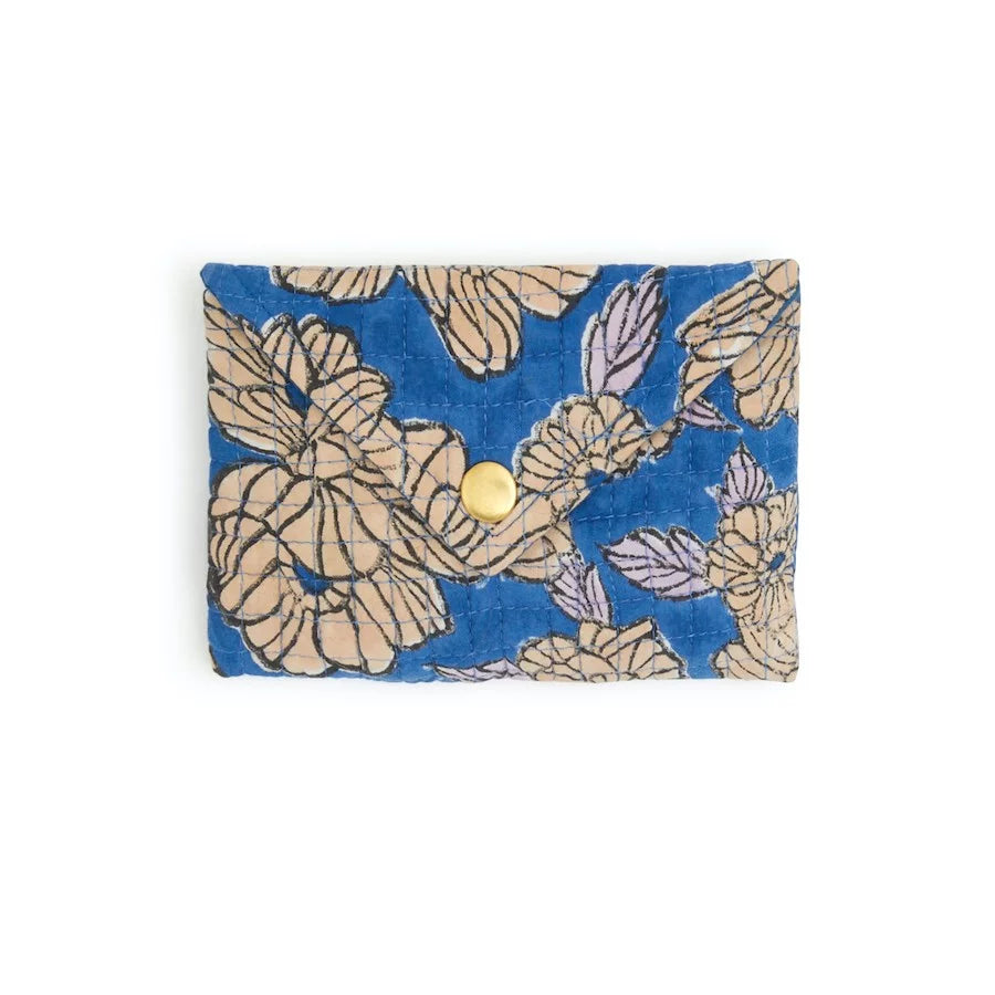 Porte Monnaie Bloom Bleu Klein - Apaches Collections