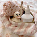 Photo de 2trousse de toilette vic rayures light pink par Les Biscottes