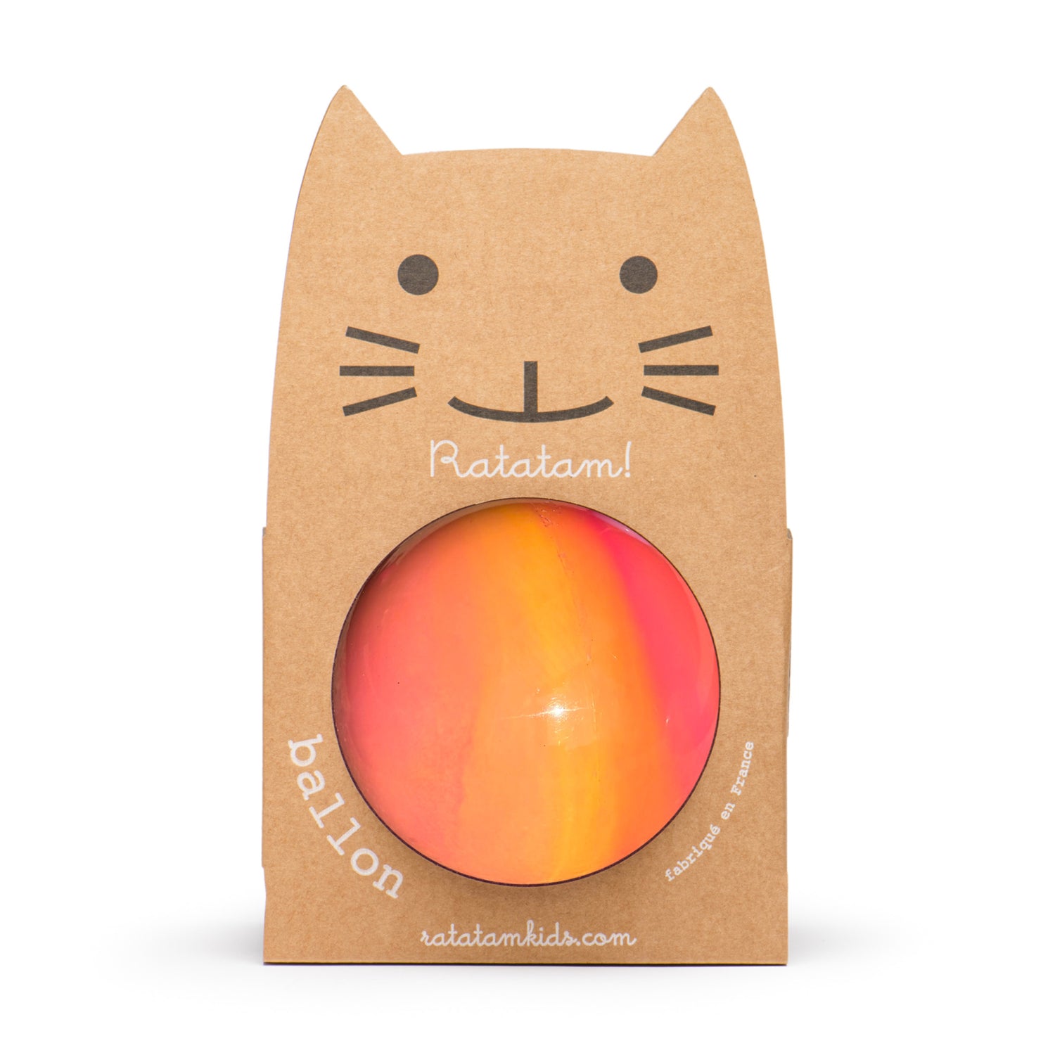 Ballon Bubble Gum Rose & Orange 15 cm - Ratatam