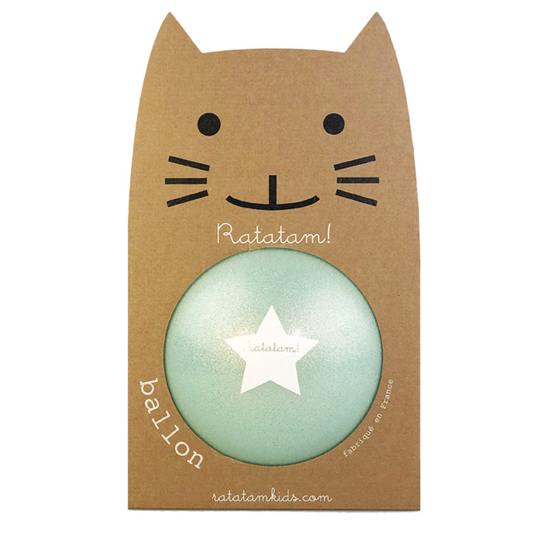 Ballon Summer Bleu Pailletté 15 cm - Ratatam