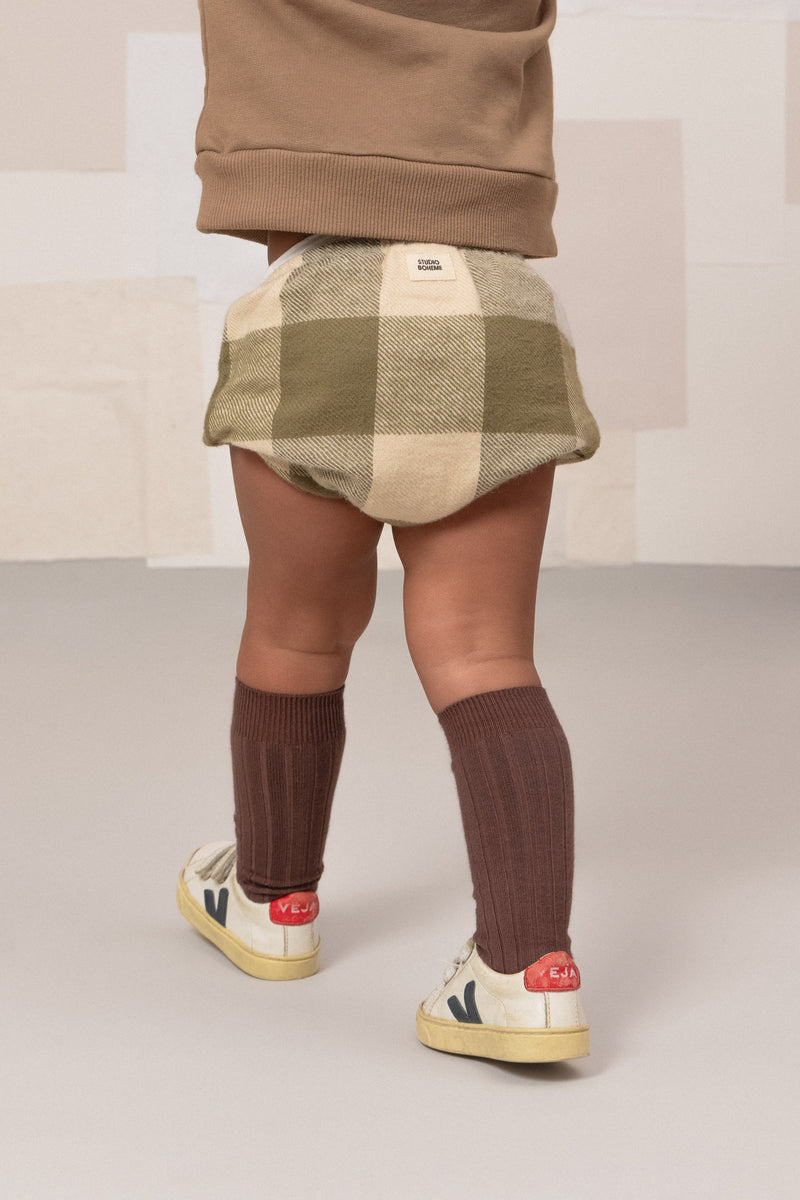 Bloomer Ami Kaki Gingham - Studio Bohème