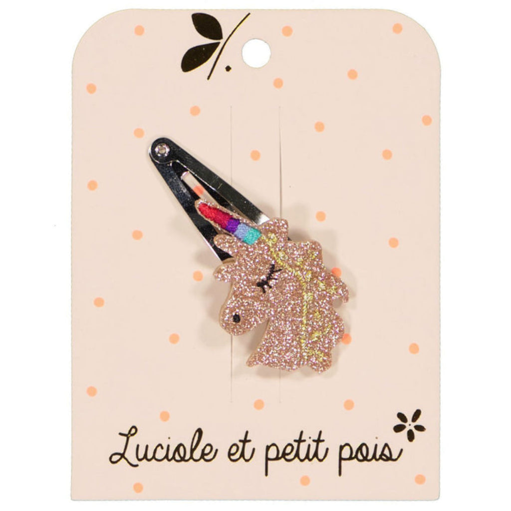 Barrette Licorne - Luciole et Petit Pois