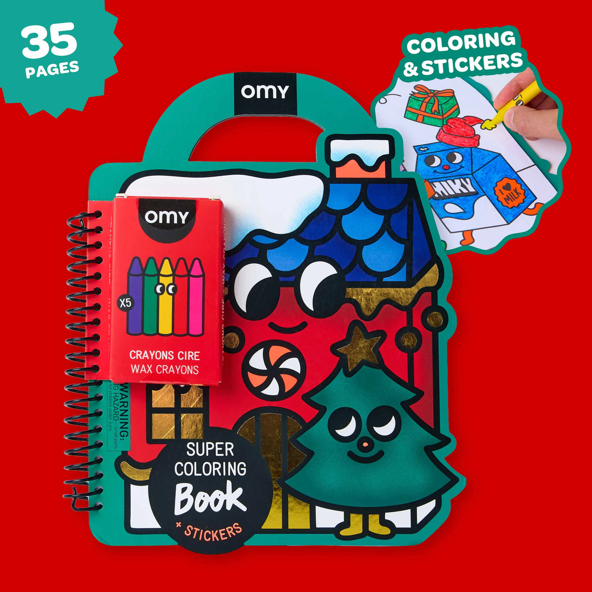 Super Coloring Book Christmas - Omy