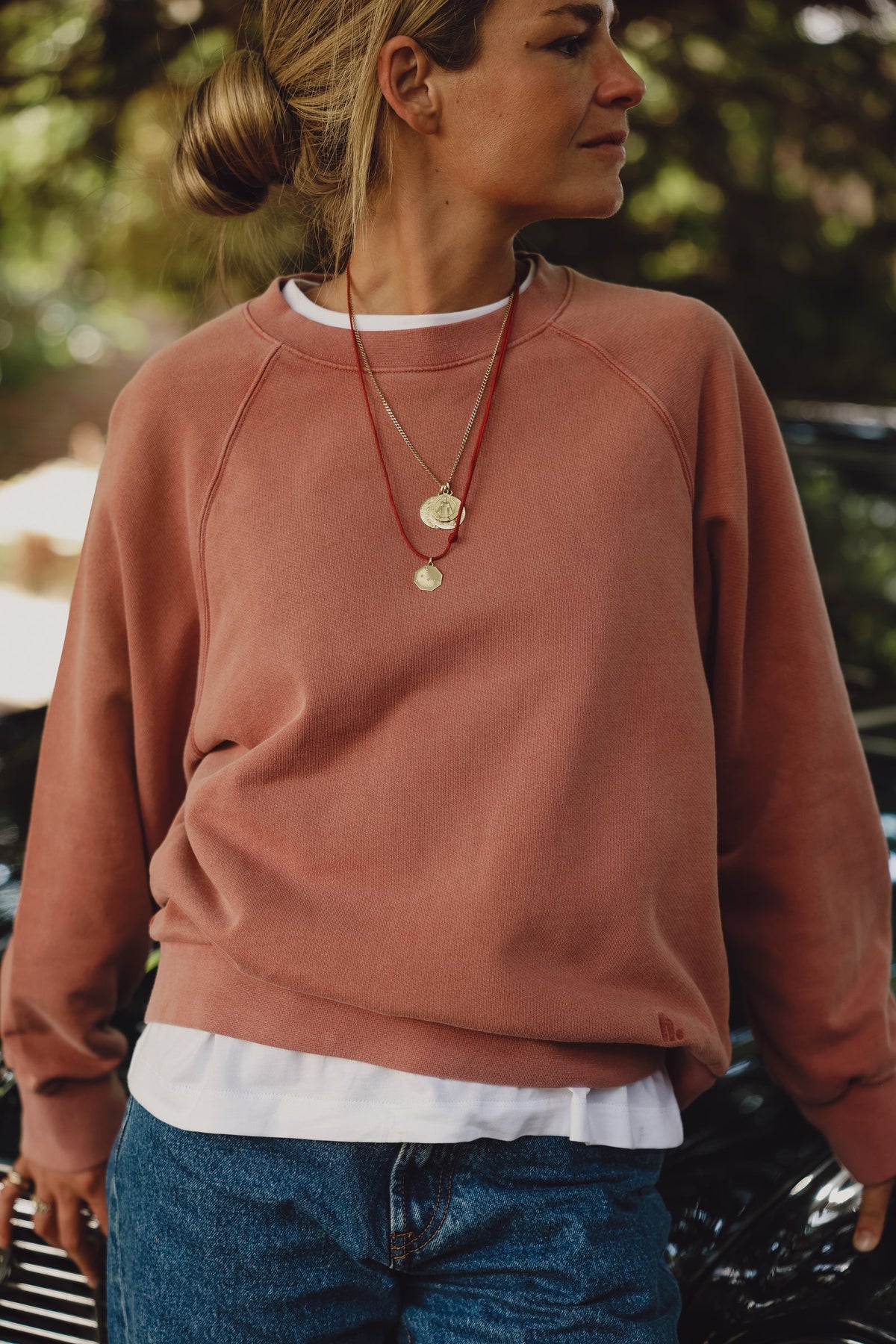 Sweat Joseph Vieux Rose Délavé - Hortense