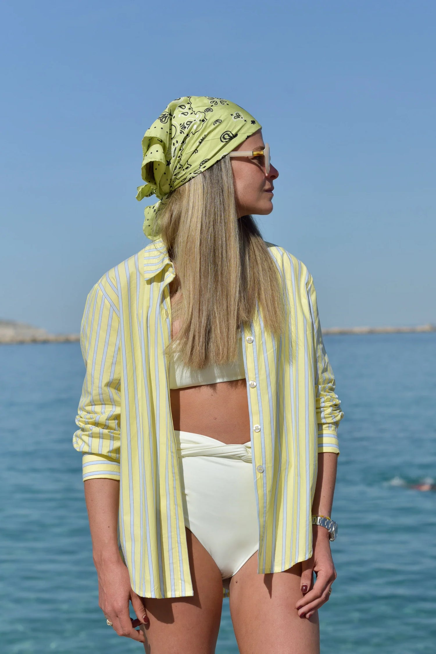 Chemise Argentine Rayures Jaune - Hortense