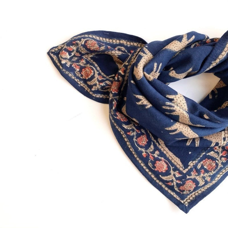 Foulard Manika Bengale Minuit - Apaches Collections