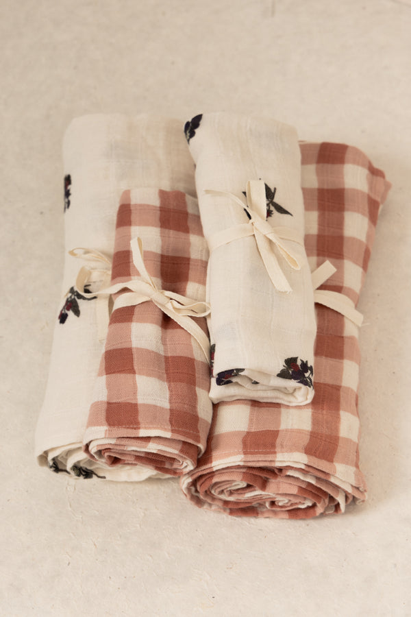 Lange Pink Gingham - Studio Bohème