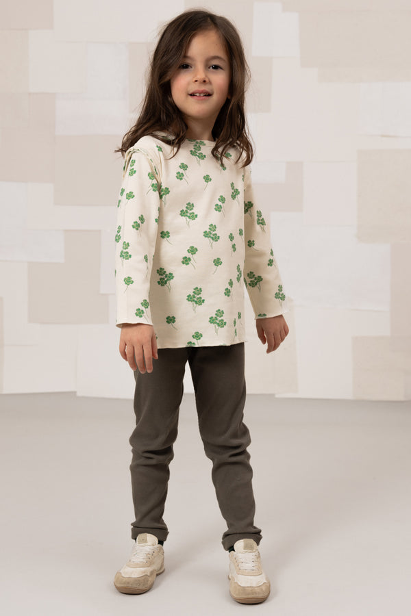 Legging Rom Pom Dark Taupe - Studio Bohème