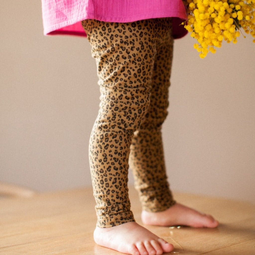 Legging Bébé Mikky Leopard Bronze - Marlot Paris