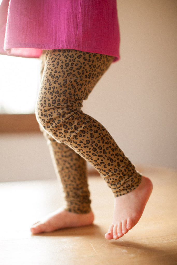 Legging Bébé Mikky Leopard Bronze - Marlot Paris