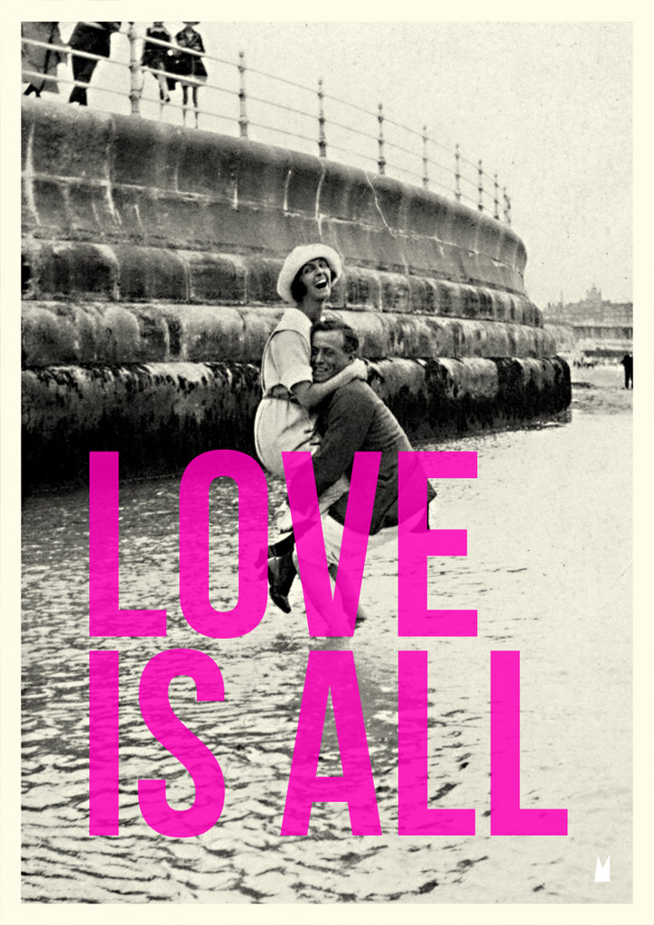 Affiche Love Is All - Carte Kencre