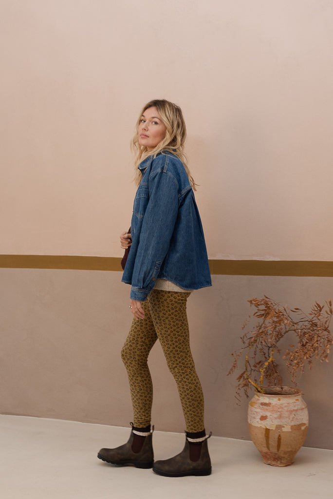 Legging Mika Leopard Bronze - Marlot Paris