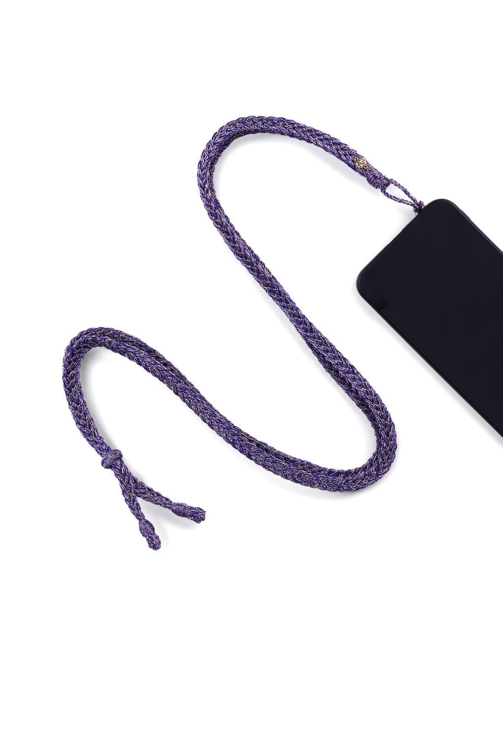 Photo de MaxiBraidedPhoneStrapDeepPurple par Les Biscottes