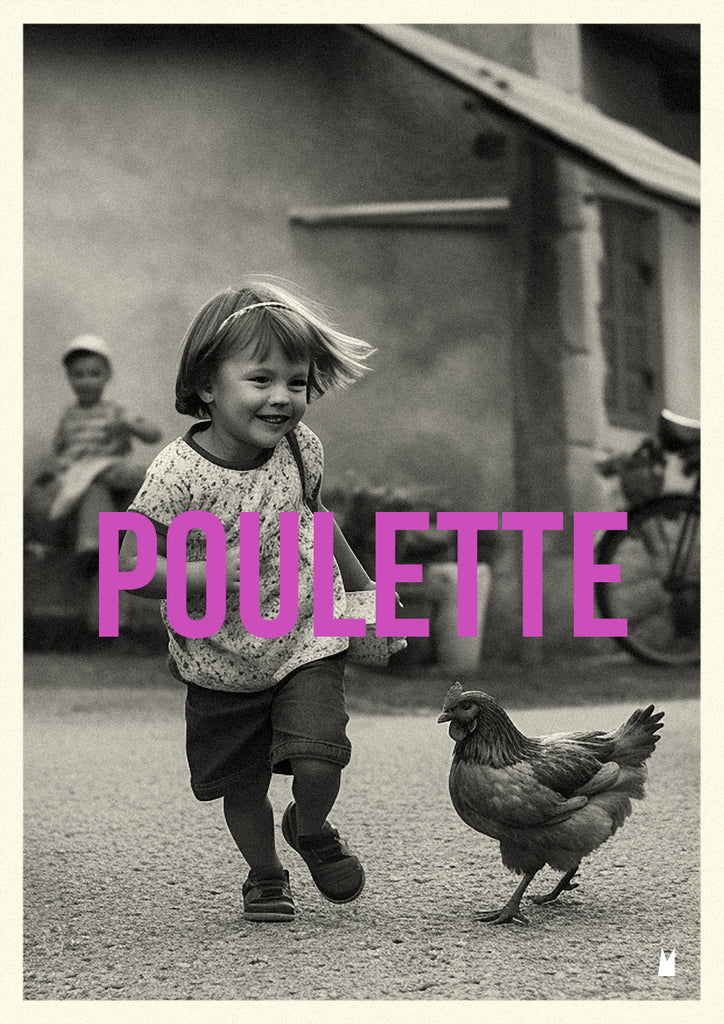 Affiche Poulette - Carte Kencre