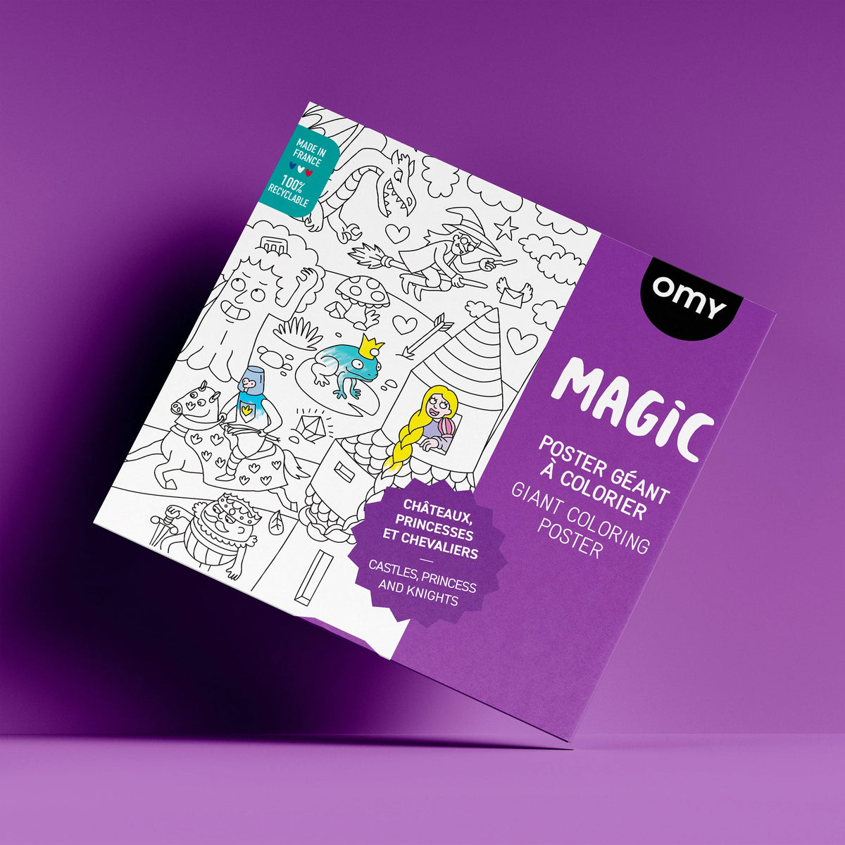 Poster à Colorier Magic - Omy
