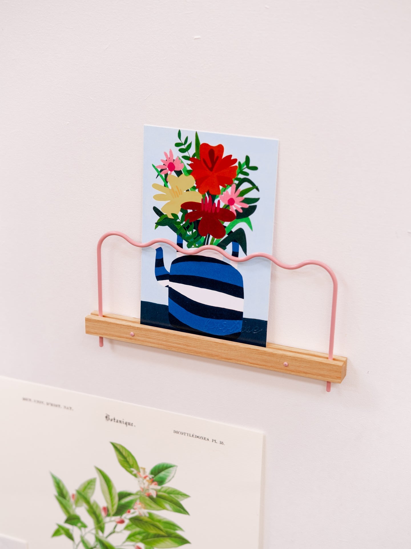 Super-Poses Onde Rose Clair 2 pièces 20 cm - Gllu