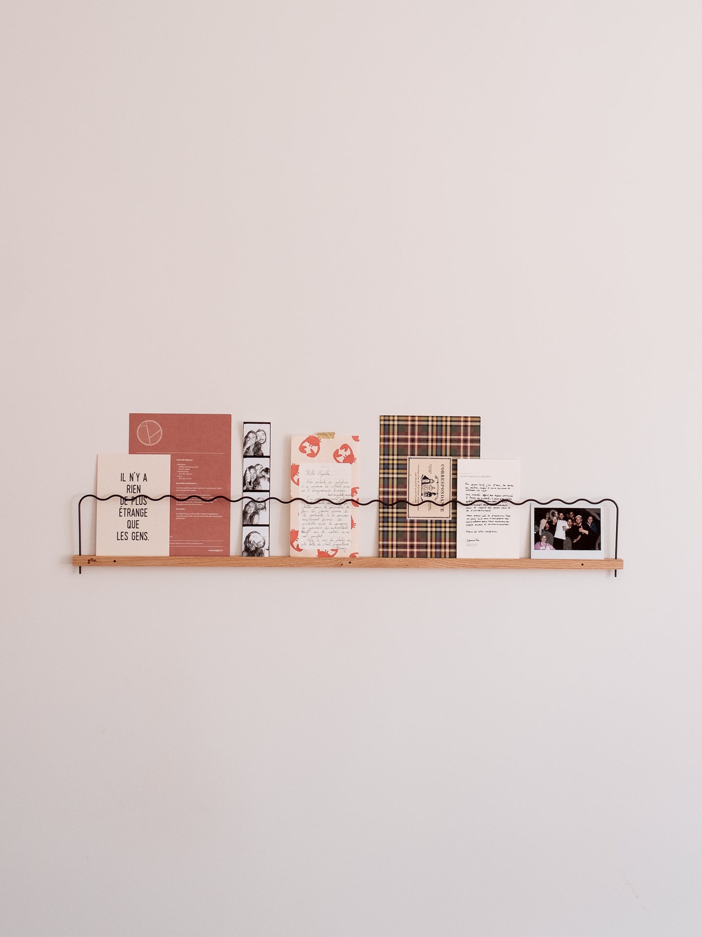 Super-Poses Onde Rouge Noir 80 cm - Gllu