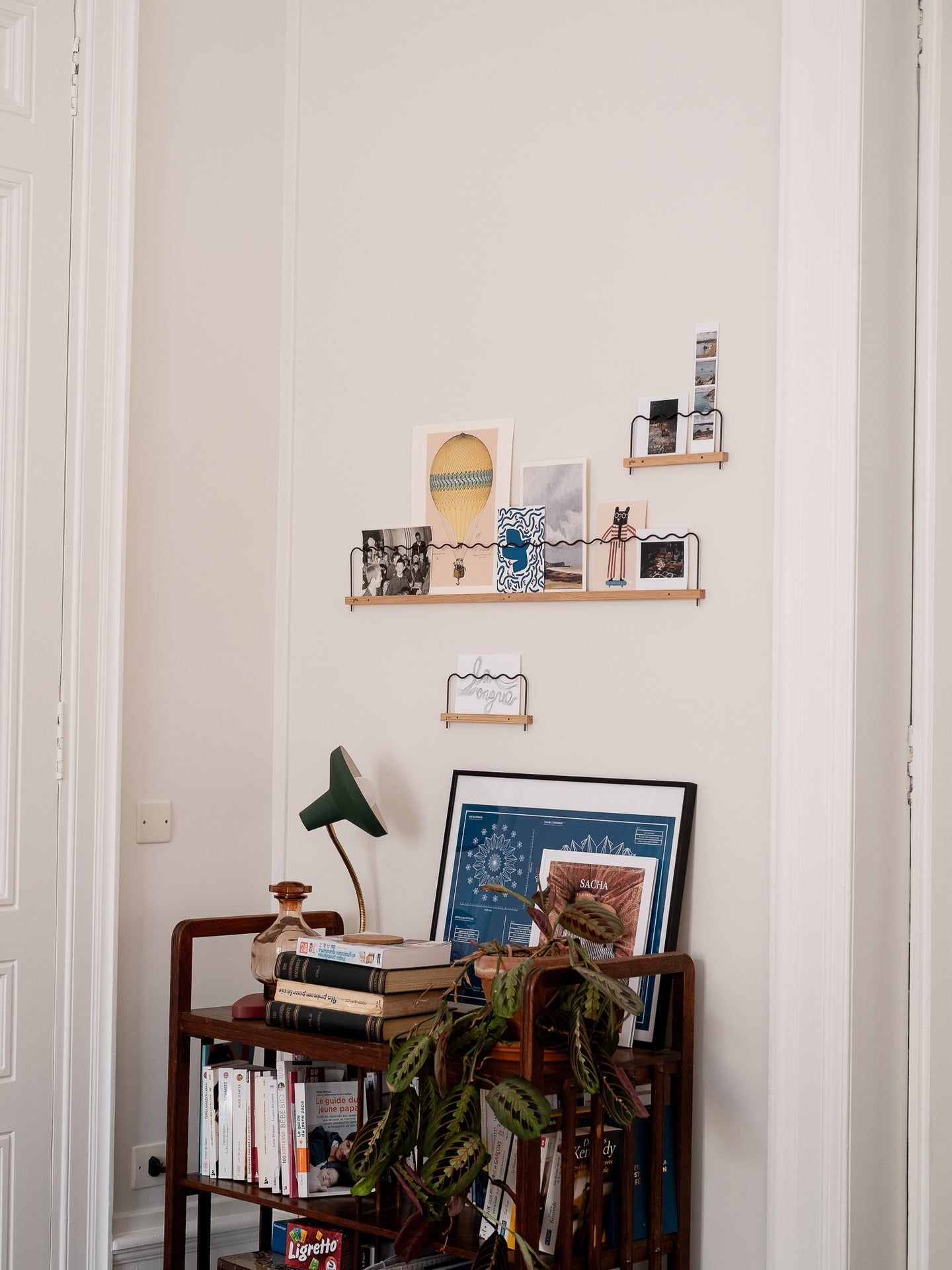 Super-Poses Onde Rouge Noir 80 cm - Gllu