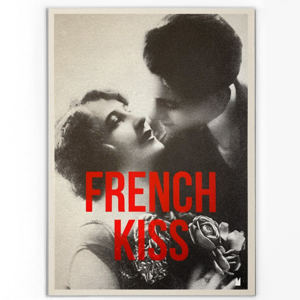 Affiche French Kiss - Carte Kencre