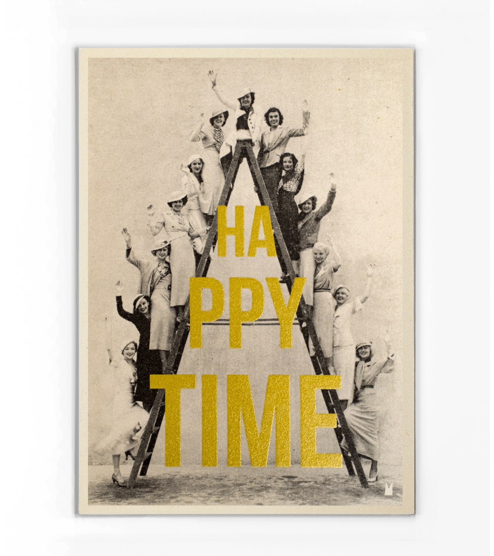 Affiche Happy Time - Carte Kencre