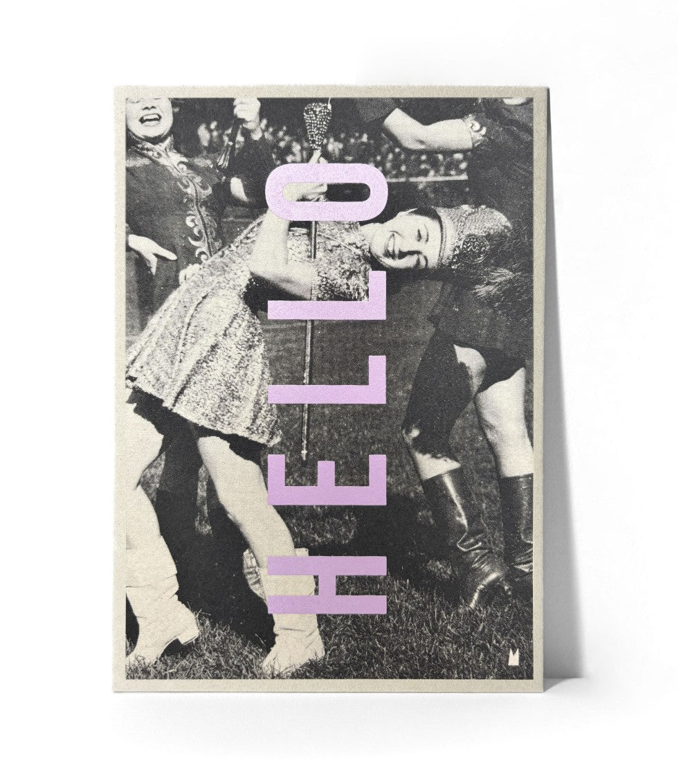 Affiche Hello - Carte Kencre