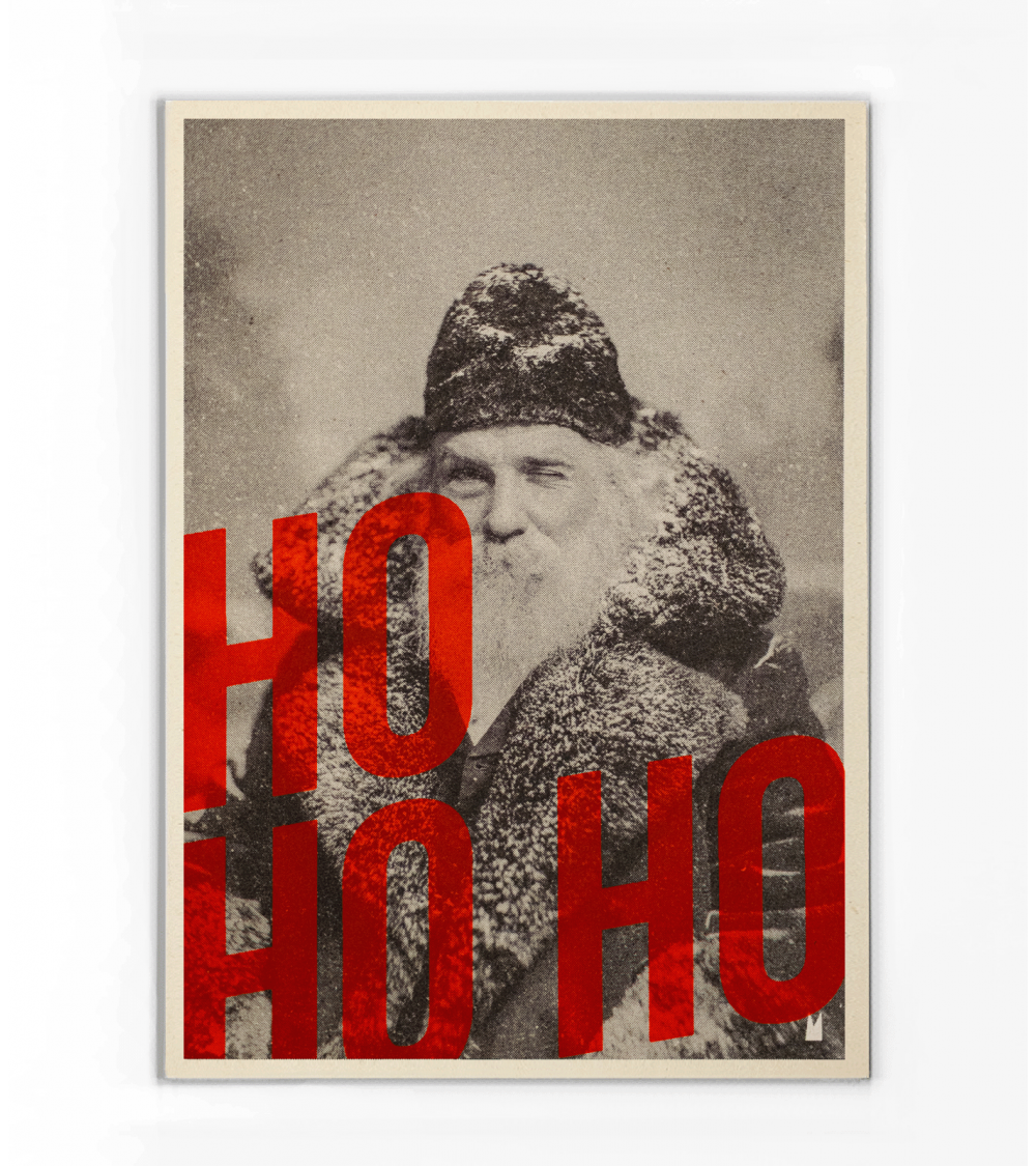 Affiche Ho Ho Ho - Carte Kencre