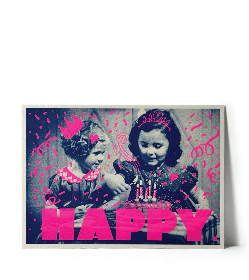 Affiche Happy - Carte Kencre Kidz