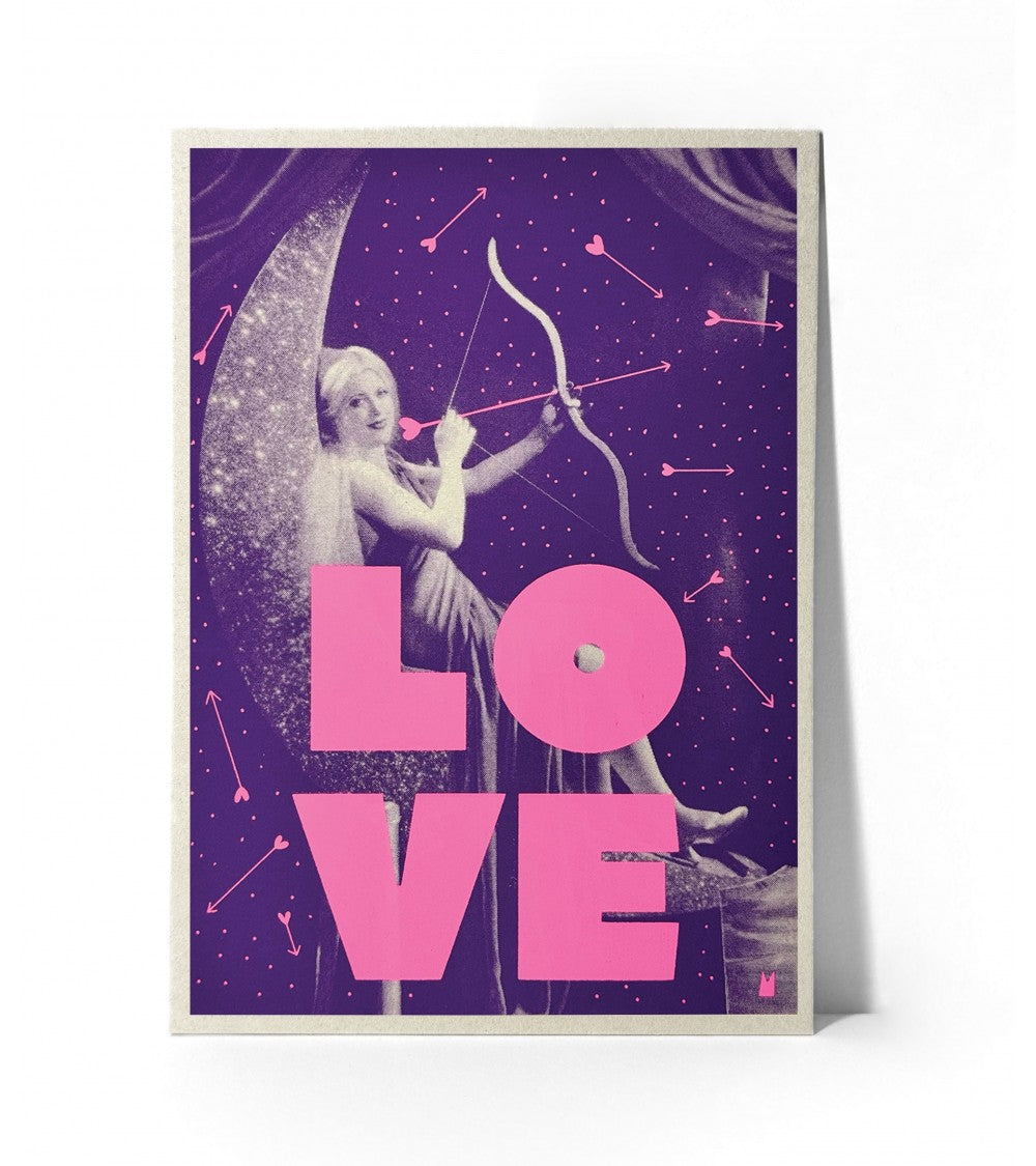 Affiche Love - Carte Kencre Kidz