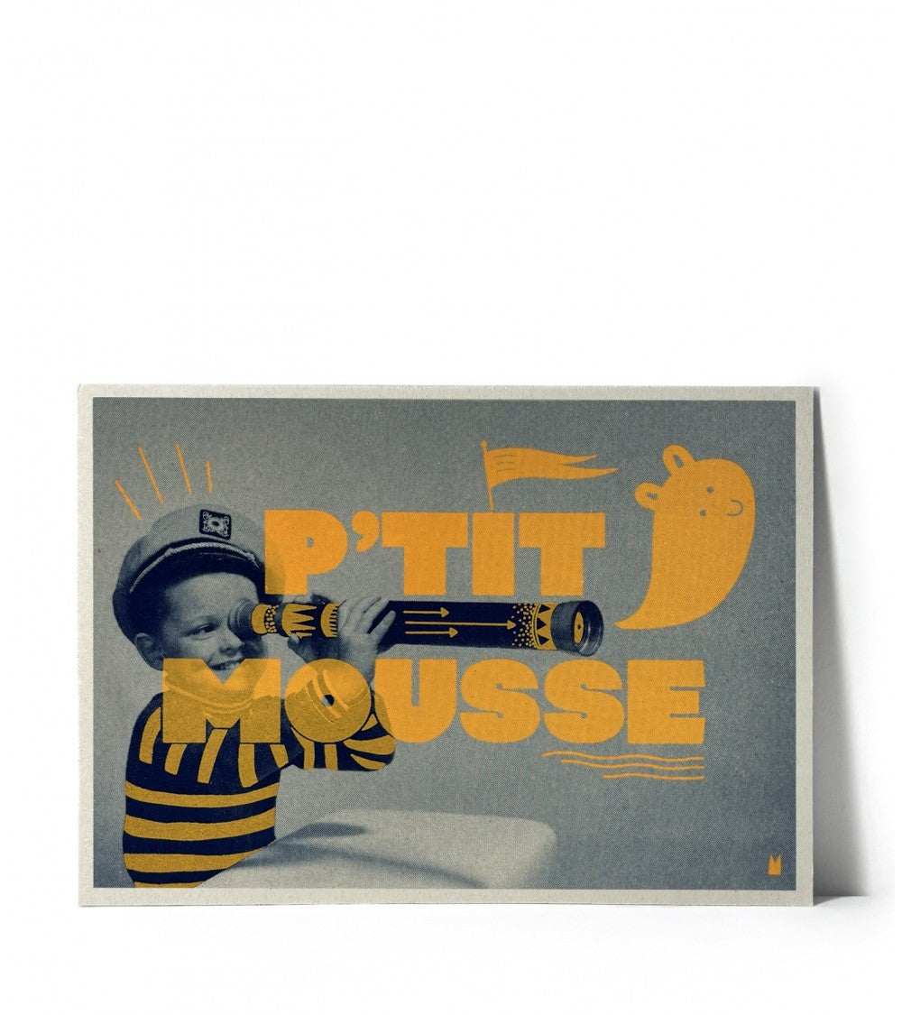 Affiche P'tit Mousse - Carte Kencre Kidz