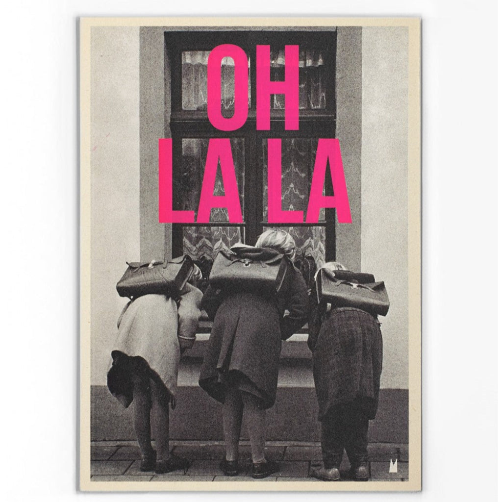 Affiche Oh Lala - Carte Kencre