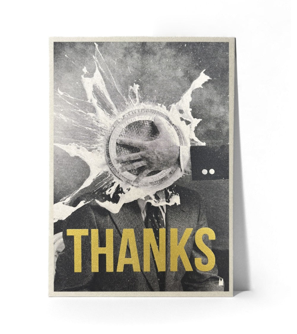 Affiche Thanks - Carte Kencre