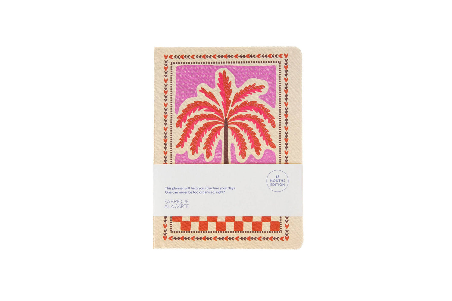 Agenda Scolaire 26-27 Palmier Rose - A-Journal