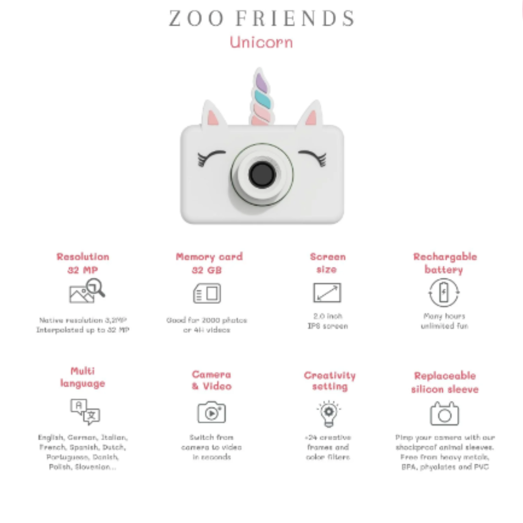 Appareil Photo Licorne - The Zoofamily