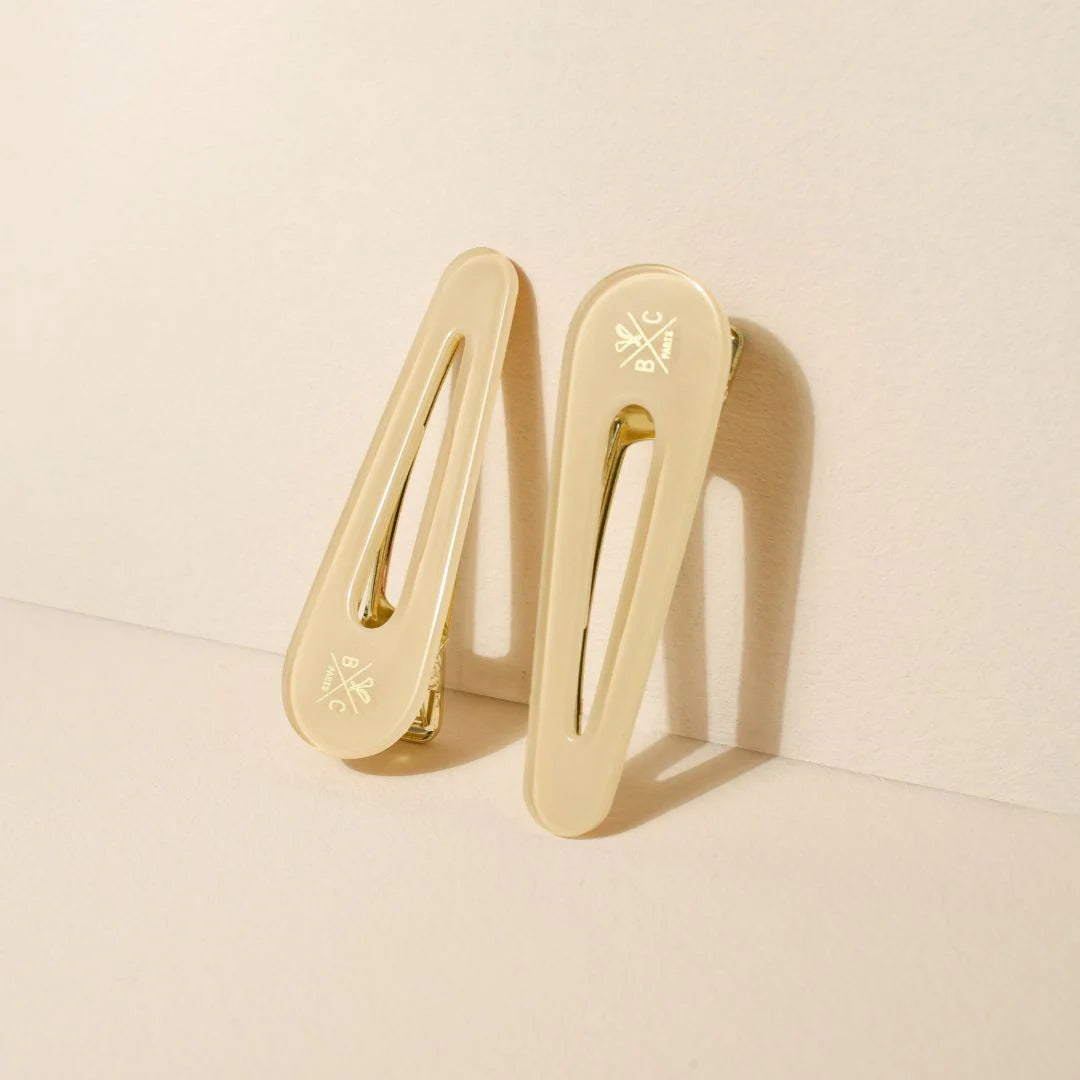 Photo de bachca barrettes cheveux ivoire 3_jpg par Les Biscottes