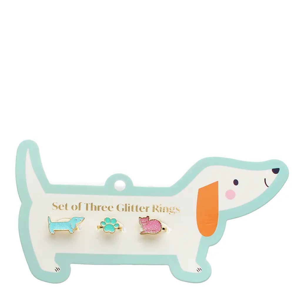 Bagues Pailletées Chien & Chat - Rex