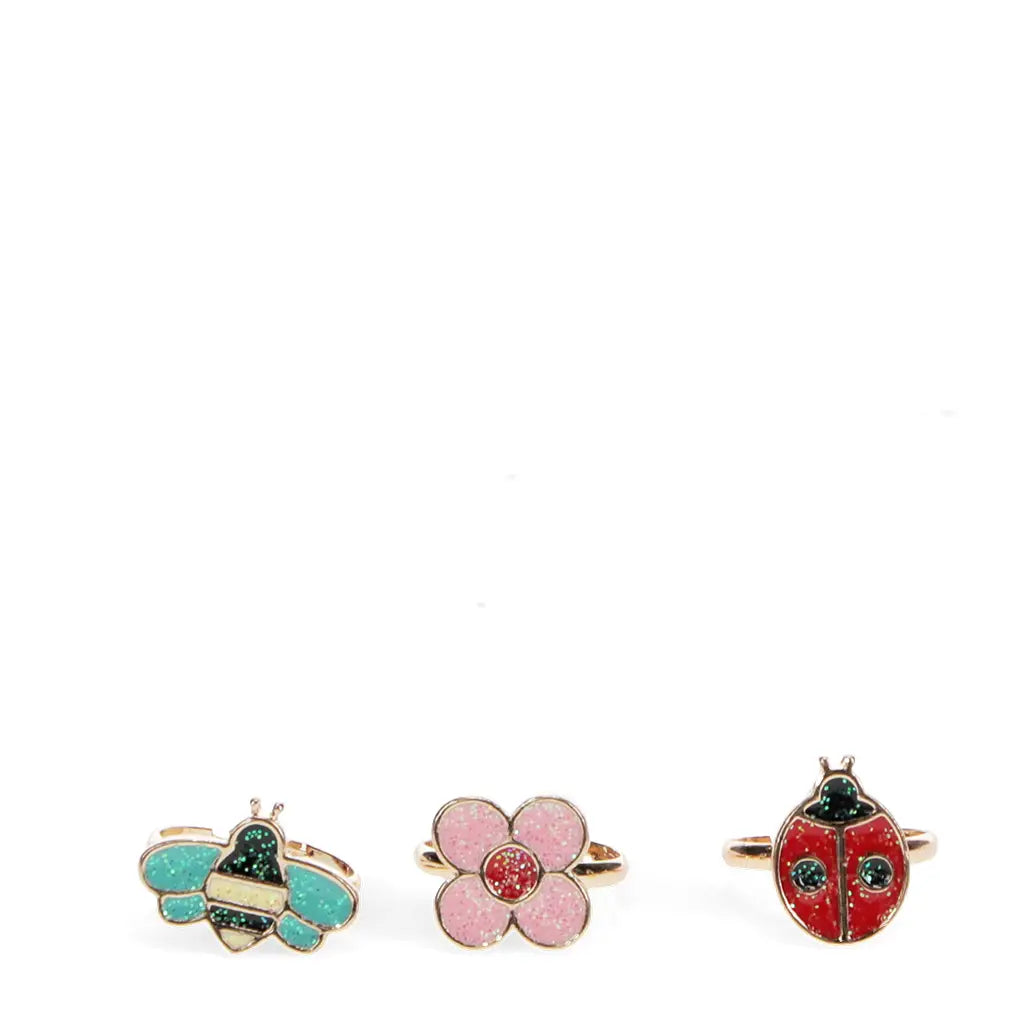 Bagues Pailletées Coccinelle - Rex