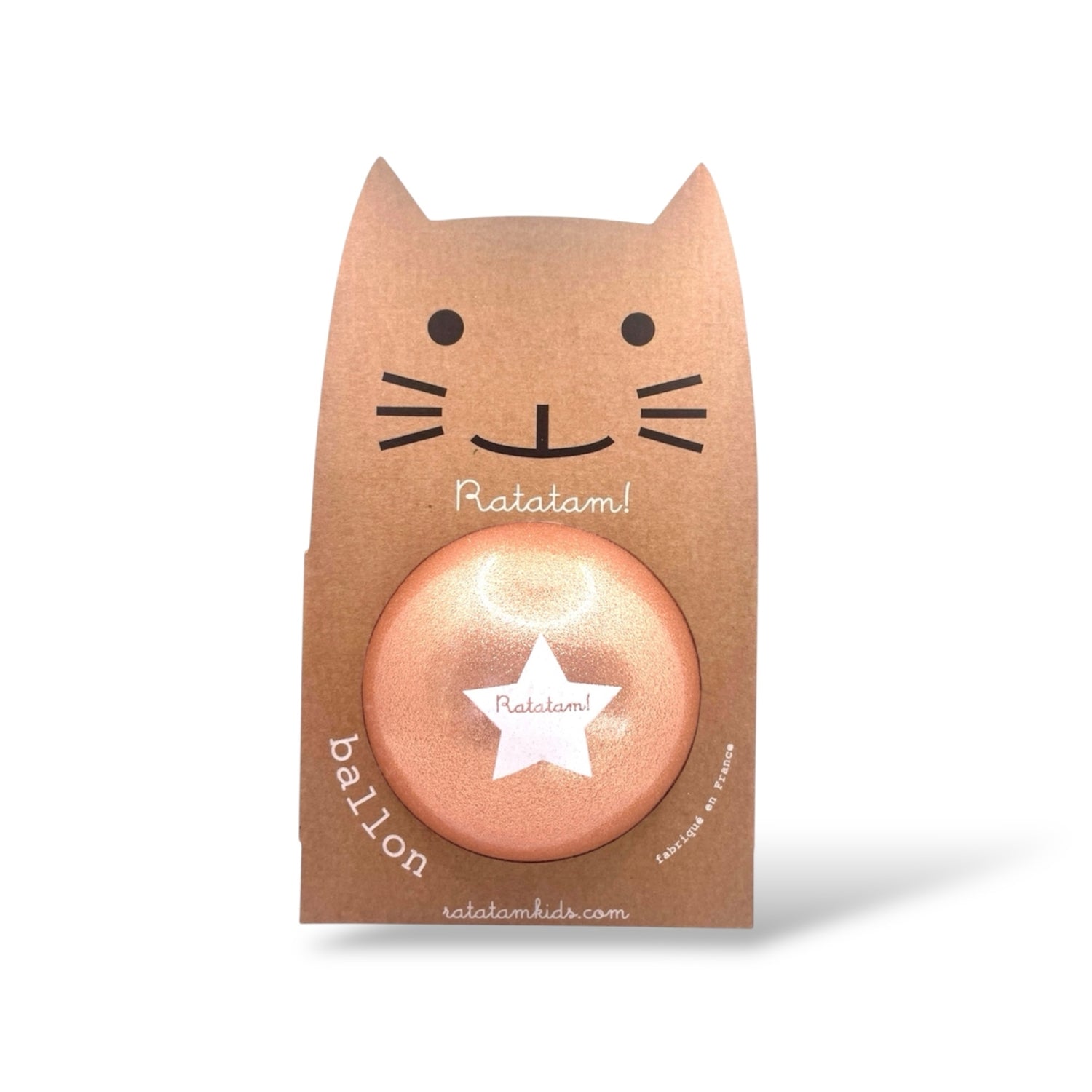Ballon Chat 15cm Cuivre - Ratatam