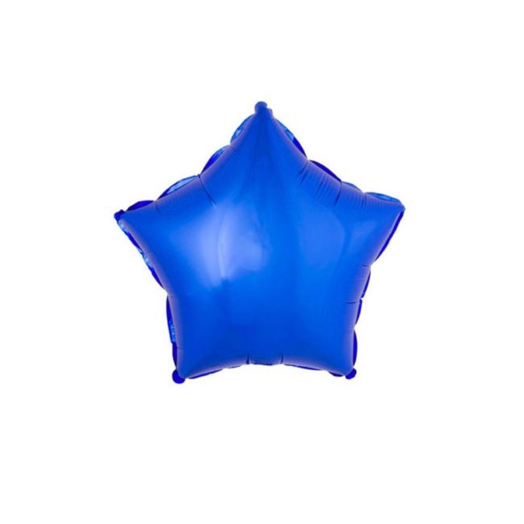 Ballon étoile Bleu Aluminium - Petit Toi