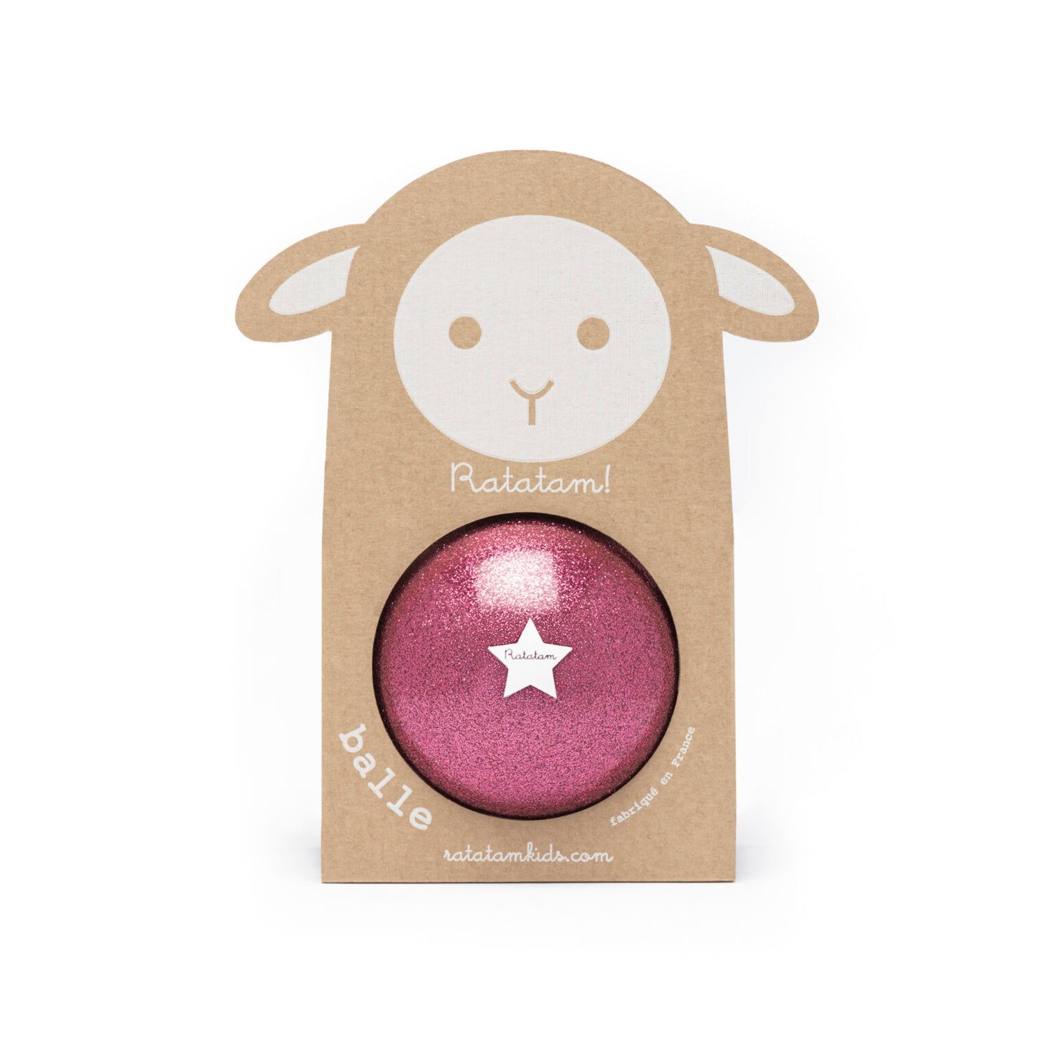 Ballon Mouton 10cm Rose - Ratatam