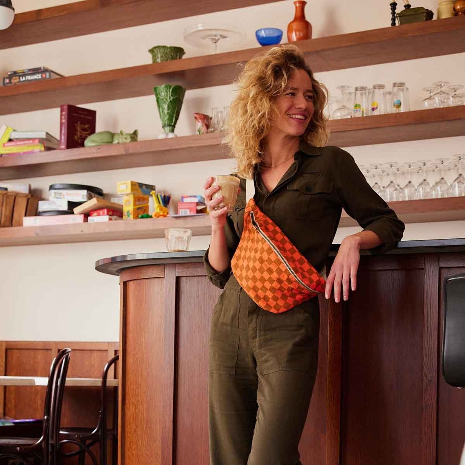 Photo de banane damier corailcaramel rose in april 395723_OD par Les Biscottes