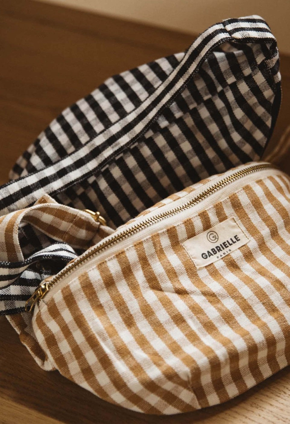 Banane Vichy Camel - Gabrielle Paris