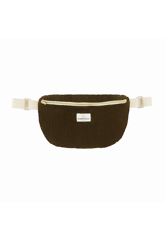 Banane Velours Olive - Gabrielle Paris