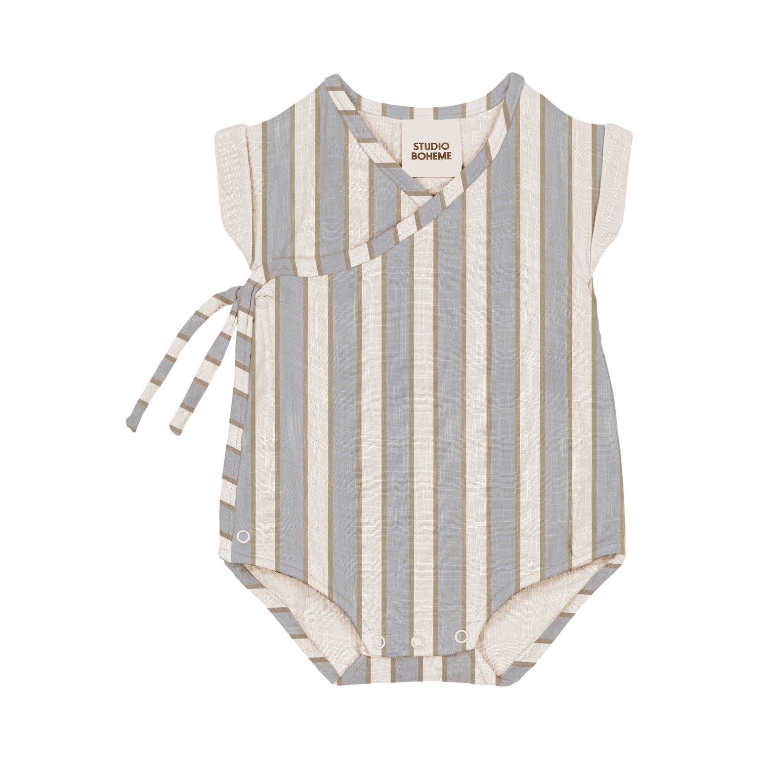 Barboteuse Blue / Gold Stripes - Studio Bohème