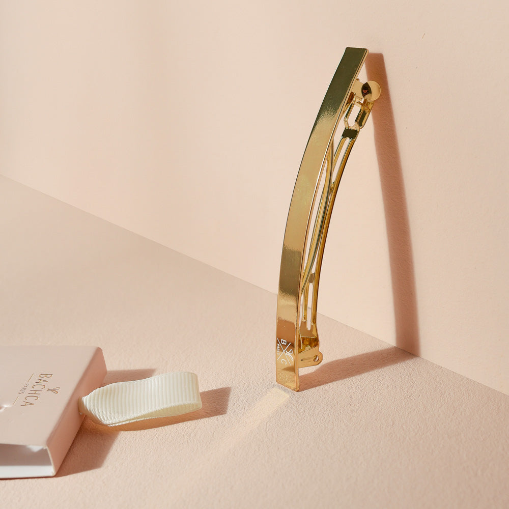 Barrette Longue Dorée - Bachca