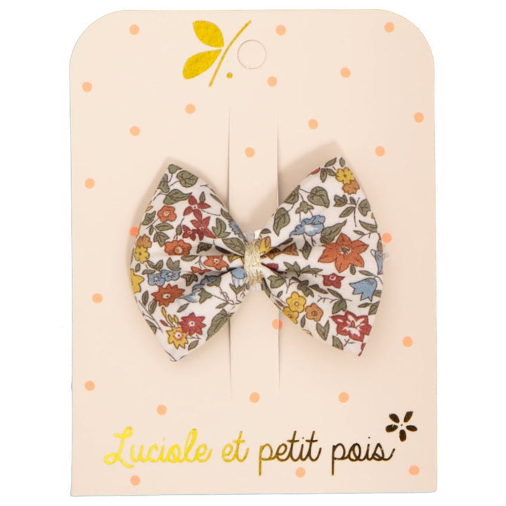 Barrette Nœud Ruban Autumn - Luciole et Petit Pois