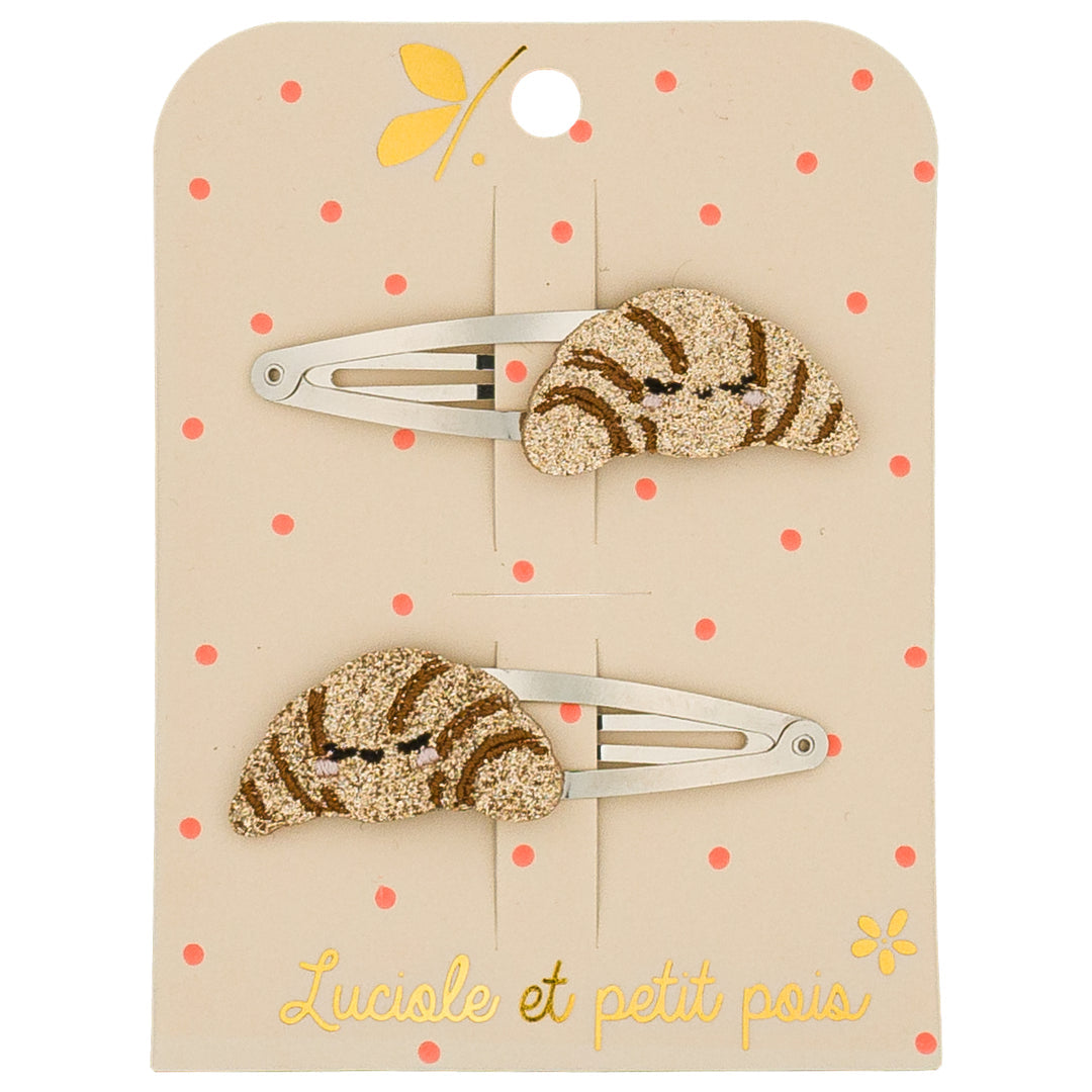 Duo Barrettes Armand le Croissant - Luciole et Petit Pois