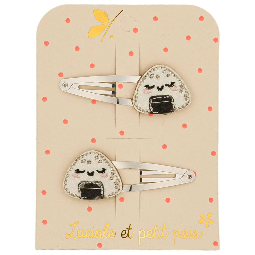 Duo Barrettes Nori le Nigri - Luciole et Petit Pois
